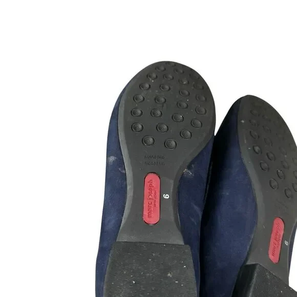 Marc Joseph Navy Blue Leather Nubuck Grand Street Loafer Women's Sz 6‎ - Picture 11 of 13